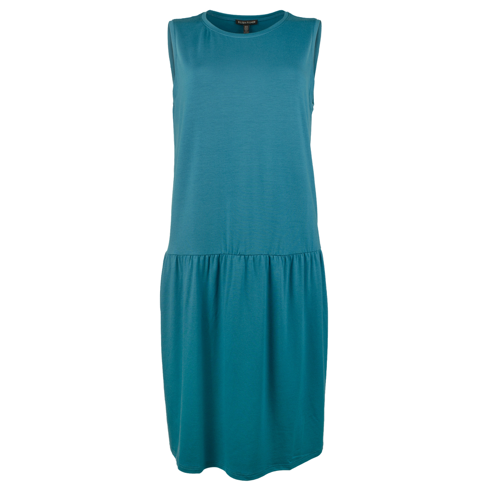 Eileen Fisher Women's Plus Drop-Waist Shift Dress J 2X